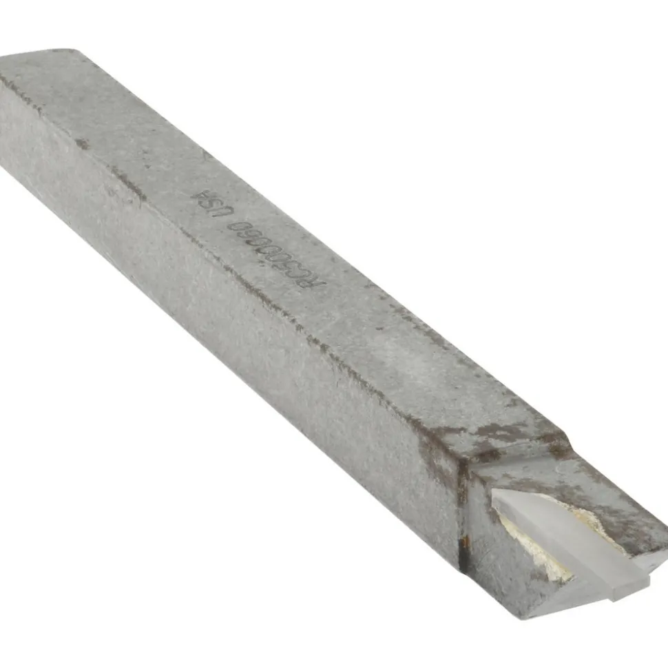 Single Point Tool Bit: RC-500060, 1/2" Shank Width, 1/2" Shank Height, Solid Carbide Tip, Right Hand