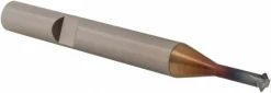 Single Profile Thread Mill: #10-24, 24 to 32 TPI, Internal, 3 Flutes, Solid Carbide