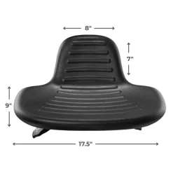 Sit-Stand Stool: Polyurethane, 17-1/2
