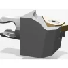 Size KM16, 20mm Head Length, 10mm Ctr to Cutting Edge, Right Hand External Modular Threading Cutting Unit Head