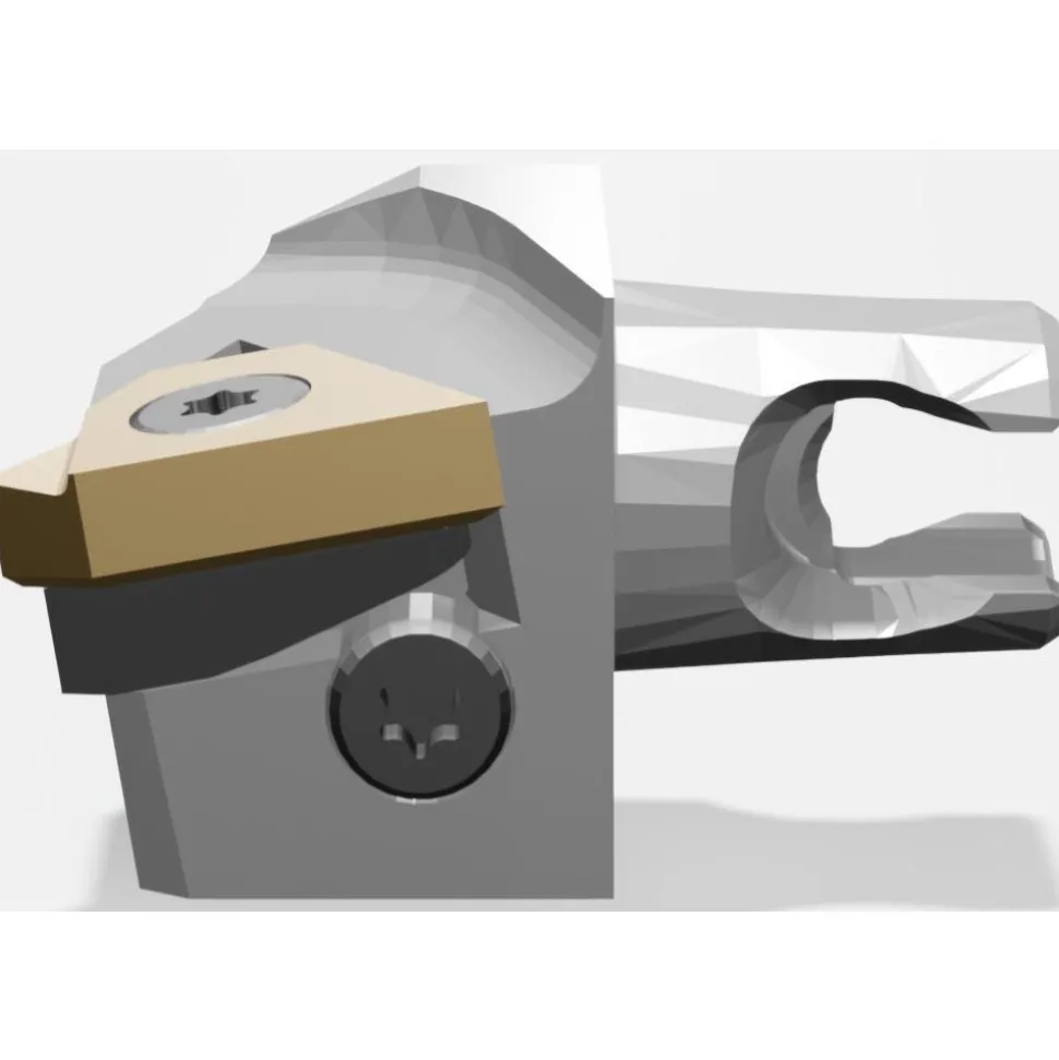 Size KM16, 20mm Head Length, 10mm Ctr to Cutting Edge, Right Hand External Modular Threading Cutting Unit Head