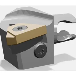 Size KM16, 20mm Head Length, 10mm Ctr to Cutting Edge, Right Hand External Modular Threading Cutting Unit Head