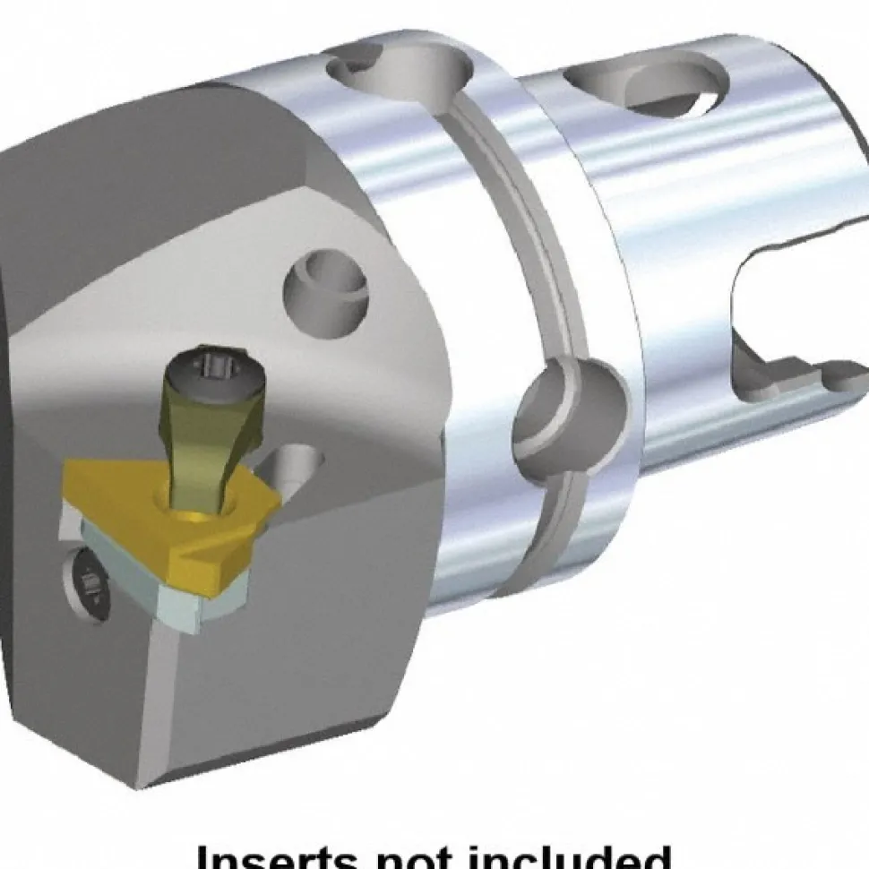 Size KM50TS, 50mm Head Length, 35mm Ctr to Cutting Edge, Left Hand External Modular Threading Cutting Unit Head