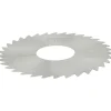 Slitting & Slotting Saw: 3" Dia, 1/64" Thick, 1" Arbor Hole, 34 Teeth, High Speed Steel
