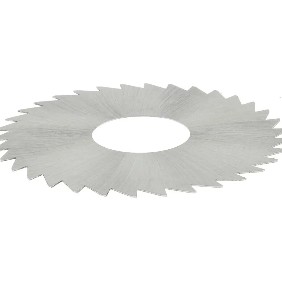 Slitting & Slotting Saw: 3" Dia, 1/64" Thick, 1" Arbor Hole, 34 Teeth, High Speed Steel