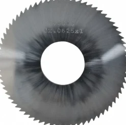 Slitting & Slotting Saw: 3" Dia, 1/16" Thick, 1" Arbor Hole, 72 Teeth, Solid Carbide