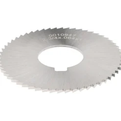 Slitting & Slotting Saw: 2-3/4" Dia, 0.0640" Thick, 1" Arbor Hole, 56 Teeth, High Speed Steel