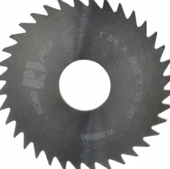 Slitting & Slotting Saw: 1-3/4" Dia, 1/16" Thick, 1/2" Arbor Hole, 36 Teeth, Solid Carbide