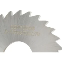 Slitting & Slotting Saw: 2-1/2" Dia, 3/32" Thick, 7/8" Arbor Hole, 28 Teeth, High Speed Steel