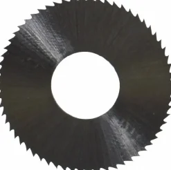 Slitting & Slotting Saw: 1" Dia, 0.0250" Thick, 3/8" Arbor Hole, 64 Teeth, High Speed Steel