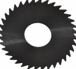Slitting & Slotting Saw: 1-1/2" Dia, 0.0250" Thick, 1/2" Arbor Hole, 36 Teeth, Solid Carbide