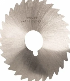 Slitting & Slotting Saw: 4-1/2" Dia, 1/32" Thick, 1" Arbor Hole, 36 Teeth, High Speed Steel