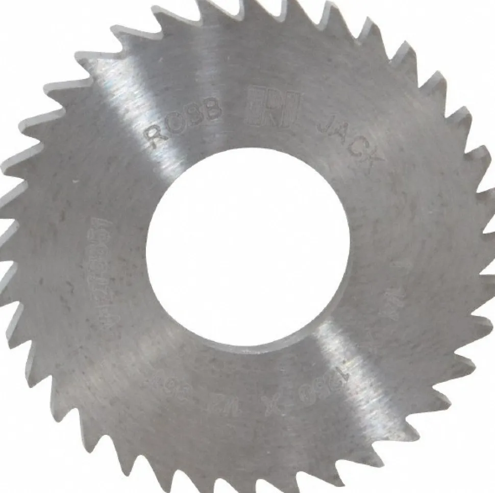 Slitting & Slotting Saw: 1-1/4" Dia, 1/8" Thick, 1/2" Arbor Hole, 36 Teeth, Solid Carbide