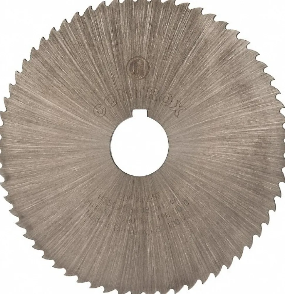 Slitting & Slotting Saw: 5" Dia, 0.0781" Thick, 64 Teeth, Cobalt