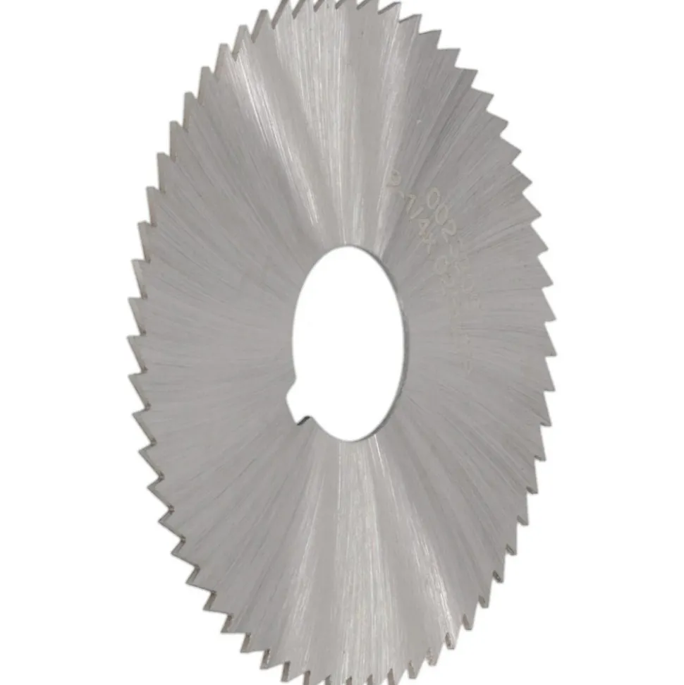 Slitting & Slotting Saw: 2-1/4" Dia, 0.0250" Thick, 5/8" Arbor Hole, 60 Teeth, High Speed Steel