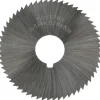 Slitting & Slotting Saw: 2-1/4" Dia, 0.0280" Thick, 5/8" Arbor Hole, 60 Teeth, High Speed Steel
