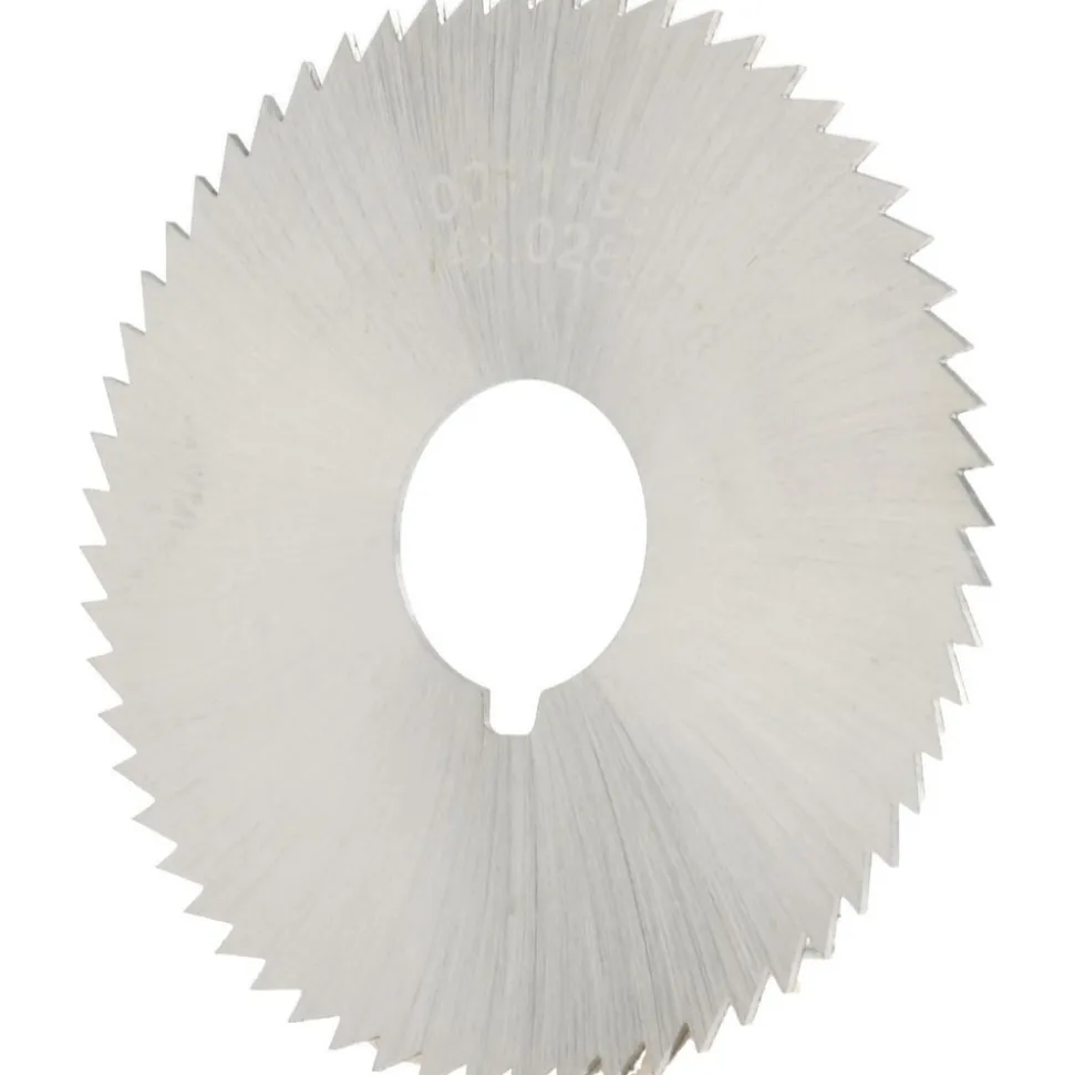 Slitting & Slotting Saw: 2-1/4" Dia, 0.0280" Thick, 5/8" Arbor Hole, 60 Teeth, High Speed Steel