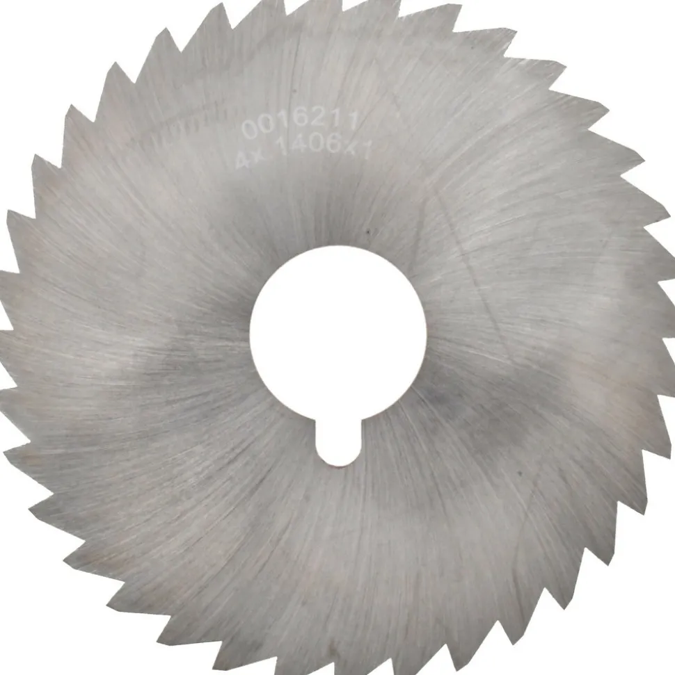Slitting & Slotting Saw: 4" Dia, 9/64" Thick, 1" Arbor Hole, 36 Teeth, High Speed Steel