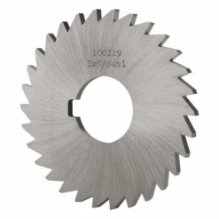 Slitting & Slotting Saw: 3" Dia, 9/64" Thick, 1" Arbor Hole, 30 Teeth, High Speed Steel