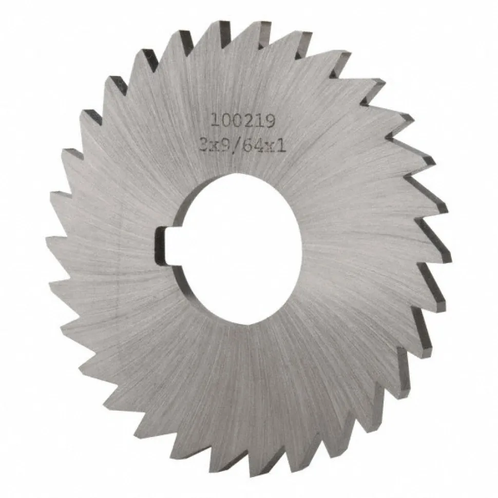 Slitting & Slotting Saw: 3" Dia, 9/64" Thick, 1" Arbor Hole, 30 Teeth, High Speed Steel
