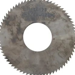 Slitting & Slotting Saw: 2-3/4" Dia, 0.0250" Thick, 1" Arbor Hole, 72 Teeth, Solid Carbide