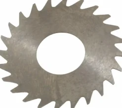Slitting & Slotting Saw: 1" Dia, 0.0180" Thick, 3/8" Arbor Hole, 24 Teeth, Solid Carbide