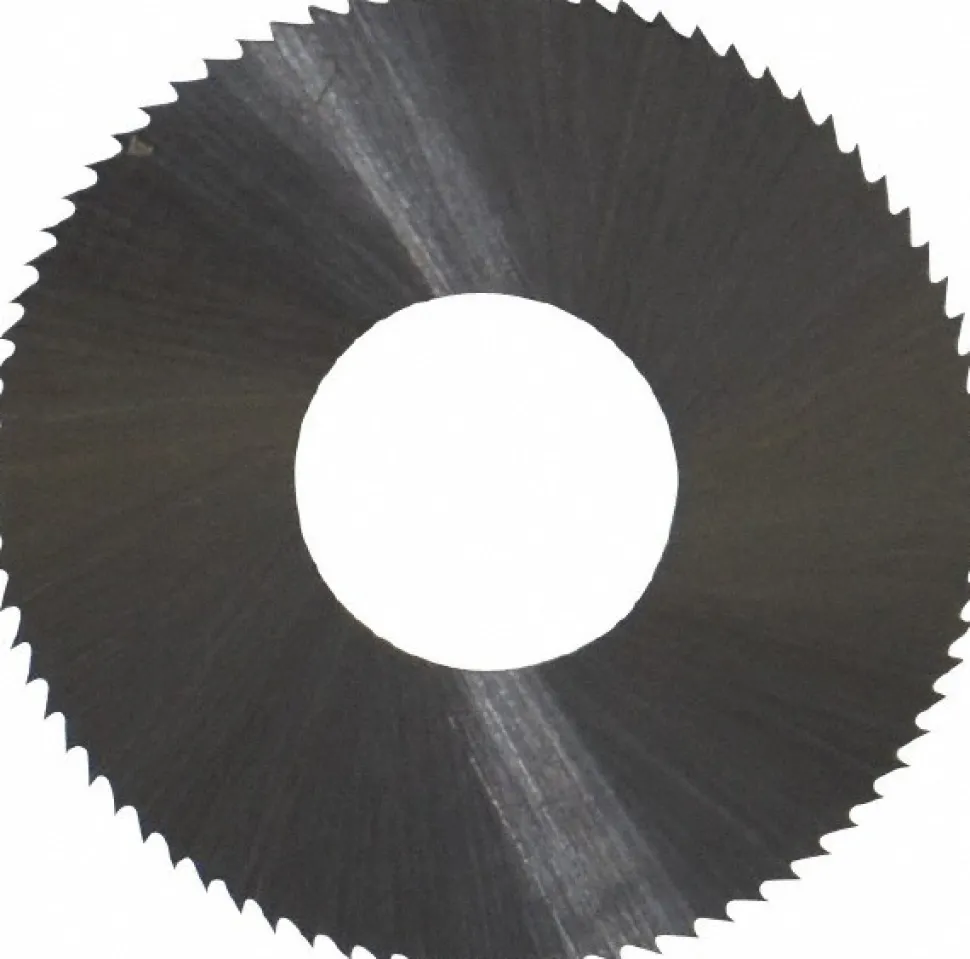 Slitting & Slotting Saw: 1" Dia, 0.0100" Thick, 3/8" Arbor Hole, 80 Teeth, High Speed Steel