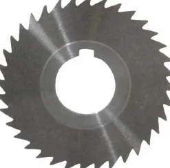 Slitting & Slotting Saw: 3" Dia, 3/64" Thick, 1" Arbor Hole, 36 Teeth, High Speed Steel