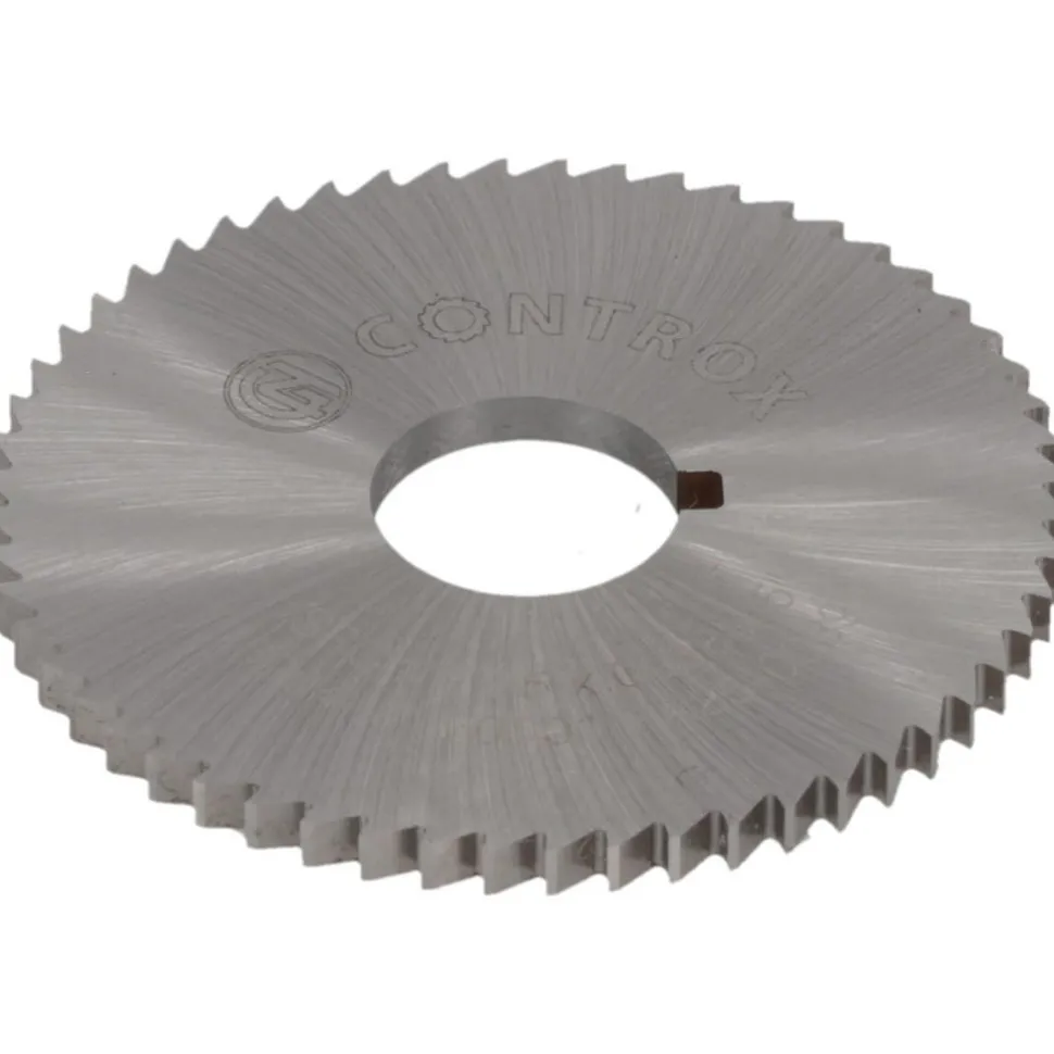 Slitting & Slotting Saw: 1-3/4" Dia, 0.0938" Thick, 1/2" Arbor Hole, 56 Teeth, Cobalt