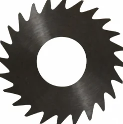 Slitting & Slotting Saw: 1" Dia, 0.0140" Thick, 3/8" Arbor Hole, 24 Teeth, Solid Carbide