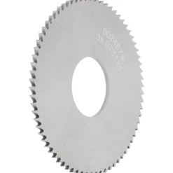 Slitting & Slotting Saw: 3" Dia, 0.0781" Thick, 1" Arbor Hole, 72 Teeth, Solid Carbide