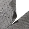 Sorbent Mat: For Any Liquid, Heavy Weight, 15.0000 Weight, 22 gal, Gray, Perforated