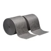 Sorbent Mat: For Coolants, Oils, Solvents, Water, Heavy Weight, 40.2 gal, Gray, Perforated