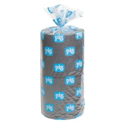 Sorbent Mat: For Coolants, Oils, Solvents, Water, Heavy Weight, 40.2 gal, Gray, Perforated