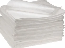 Sorbent Pads: For Oil Only, 15.0000" Wide, 17" Long, 31.5 gal, White