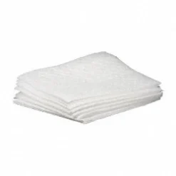 Sorbent Pads: For Oil Only, 15.0000" Wide, 19" Long, 36 gal, White