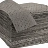 Sorbent Pads: For Universal Use, 15.0000" Wide, 17" Long, 40 gal, Gray