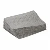 Sorbent Pads: For Universal Use, 15.0000" Wide, 19" Long, 30 gal, Gray