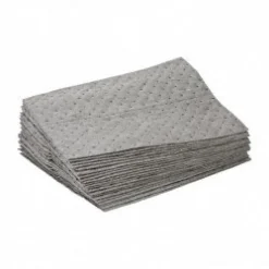 Sorbent Pads: For Universal Use, 15.0000" Wide, 19" Long, 30 gal, Gray