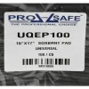 Sorbent Pads: For Universal Use, 15.0000" Wide, 17" Long, 30 gal, Gray