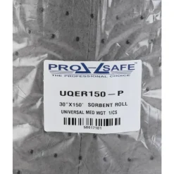 Sorbent Roll: For Universal Use, 30.0000" Wide, 150.00' Long, 48 gal, Gray