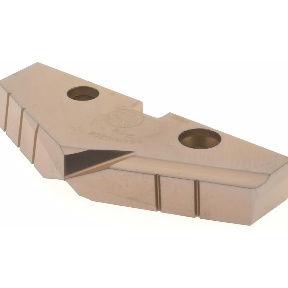 Spade Drill Insert: 2-1/4" Dia, Seat Size 4, Cobalt, 132 deg Point
