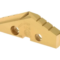 Spade Drill Insert: 1-7/8" Dia, Seat Size 3, Cobalt, 132 deg Point