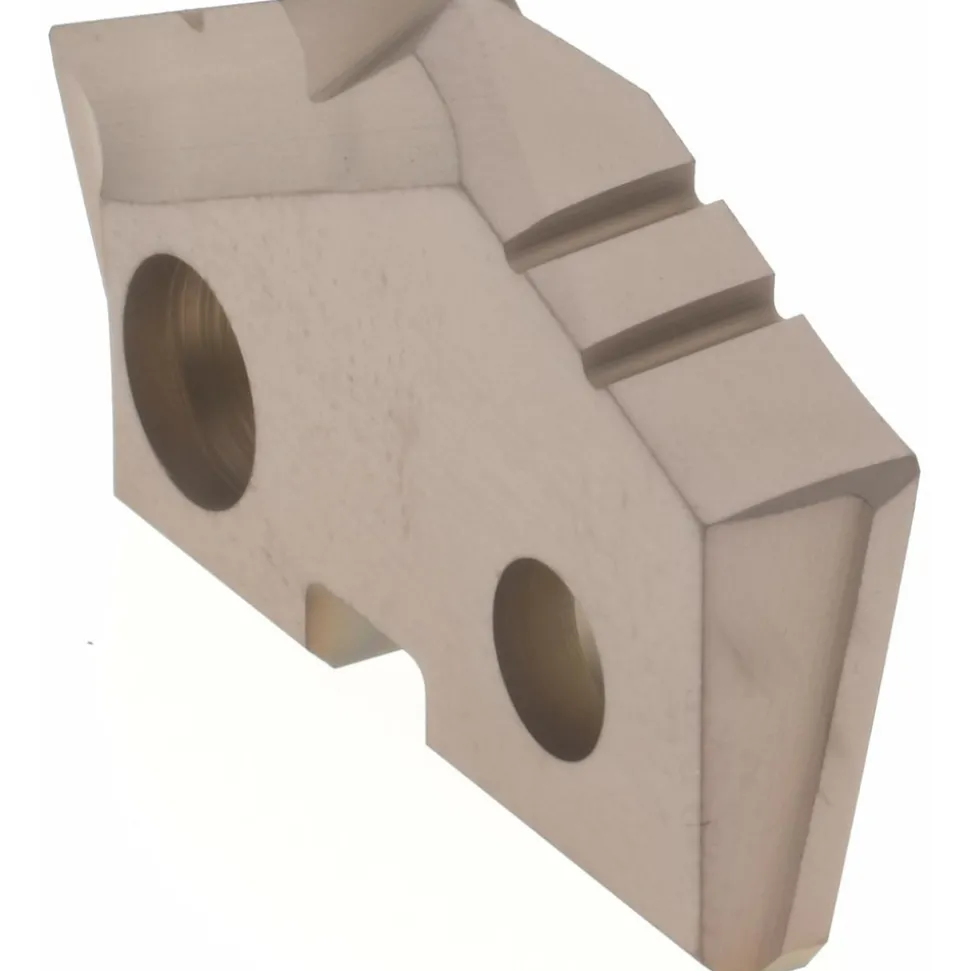 Spade Drill Insert: 1-1/16" Dia, Seat Size 2, Cobalt, 132 deg Point