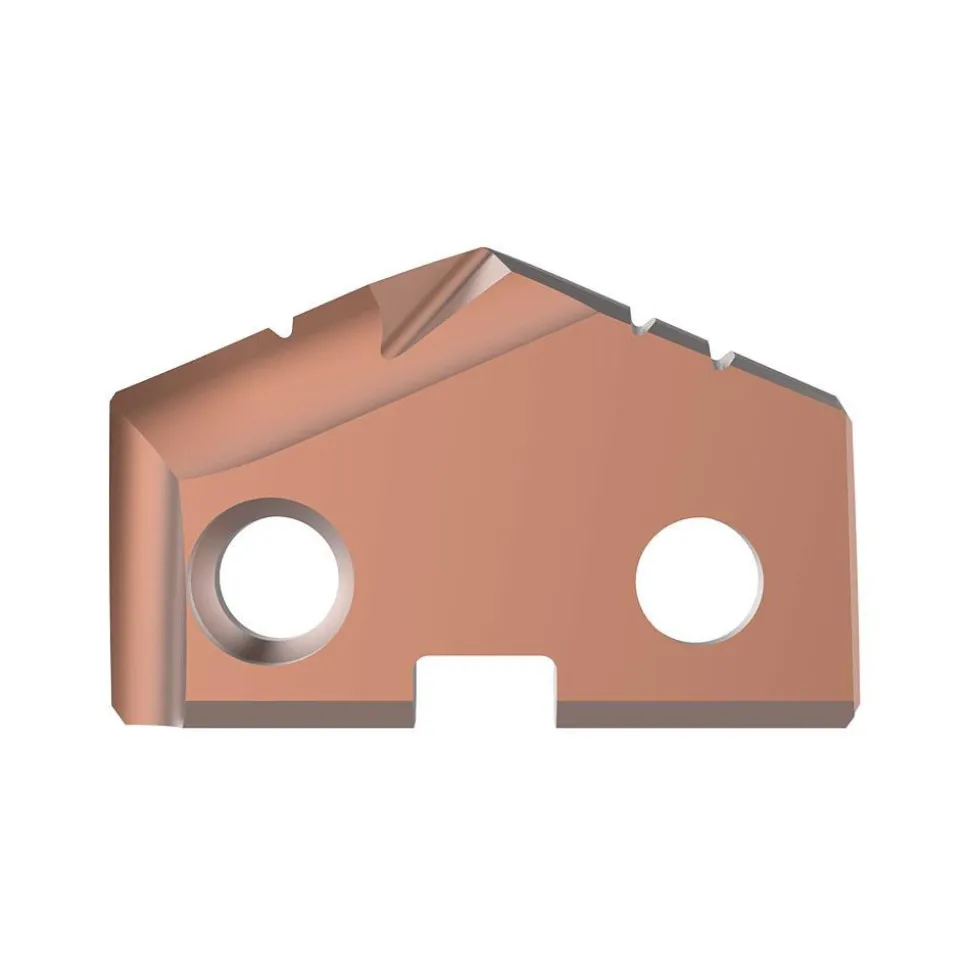 Spade Drill Insert: 1-1/16" Dia, Seat Size 2, Cobalt, 132 deg Point