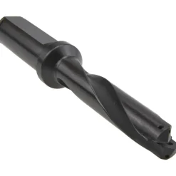 Spade Drill: 39/64 to 11/16" Dia, 2-1/2" Max Depth, Helical Flute