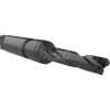 Spade Drill: 9/16 to 9/16" Dia, 2-1/2" Max Depth, Helical Flute