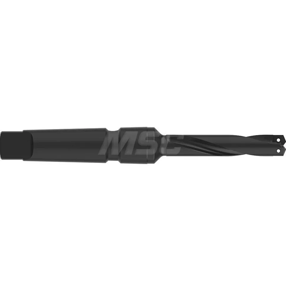 Spade Drill: 9/16 to 9/16" Dia, 2-1/2" Max Depth, Helical Flute