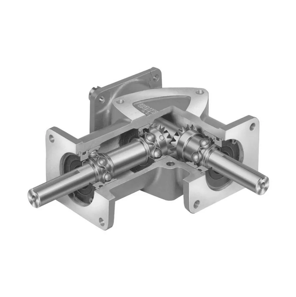 Speed Reducer: Spiral Bevel, 1:1, 2.19 hp Max Input