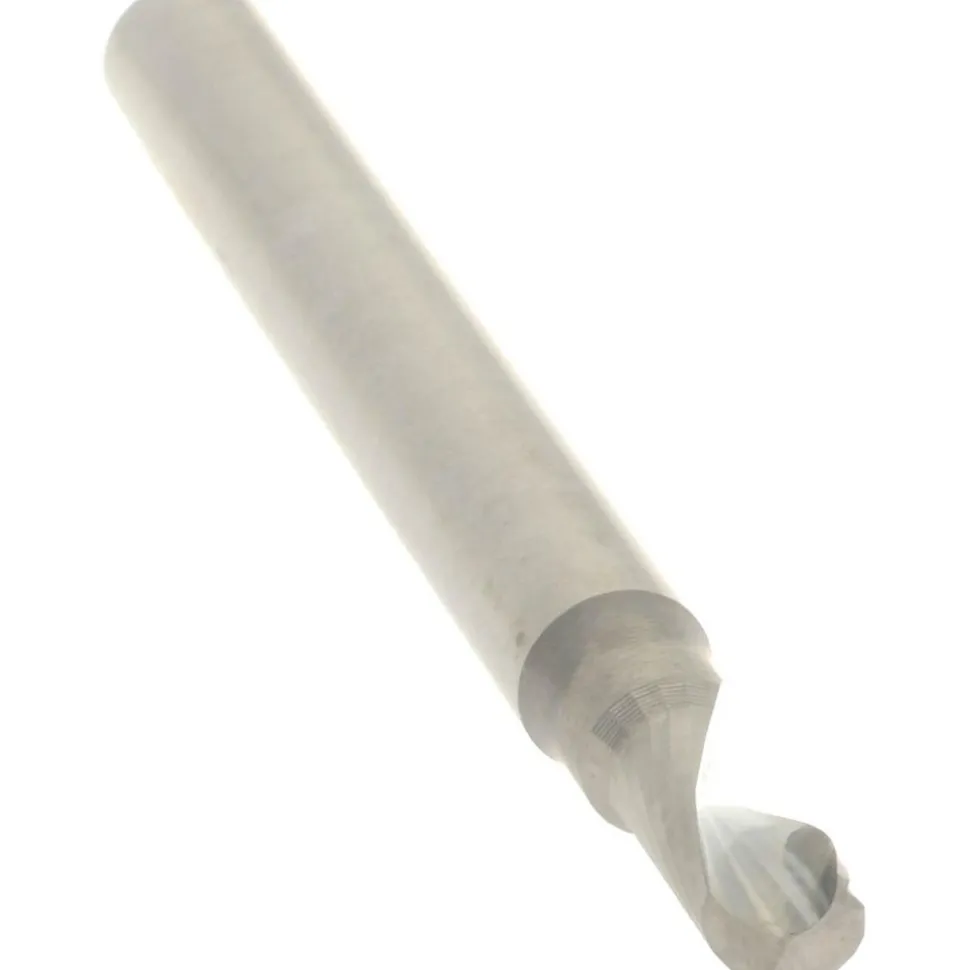 Spiral Router Bit: 5/32" Dia, 5/16" LOC, 3/16" Shank Dia, 1 Flute, Upcut